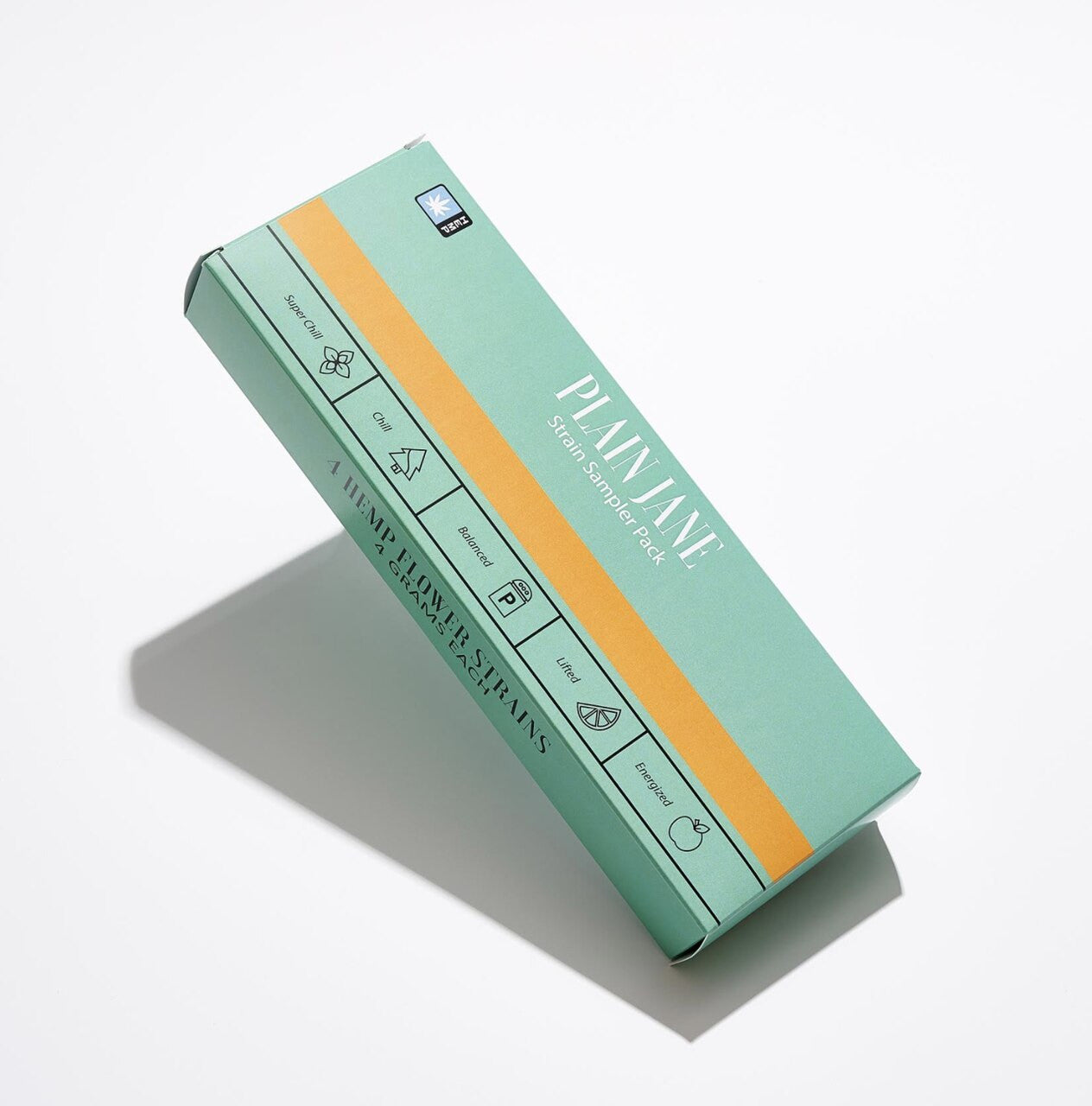 Which strains are featured in the Energized Flower Sampler Pack option?