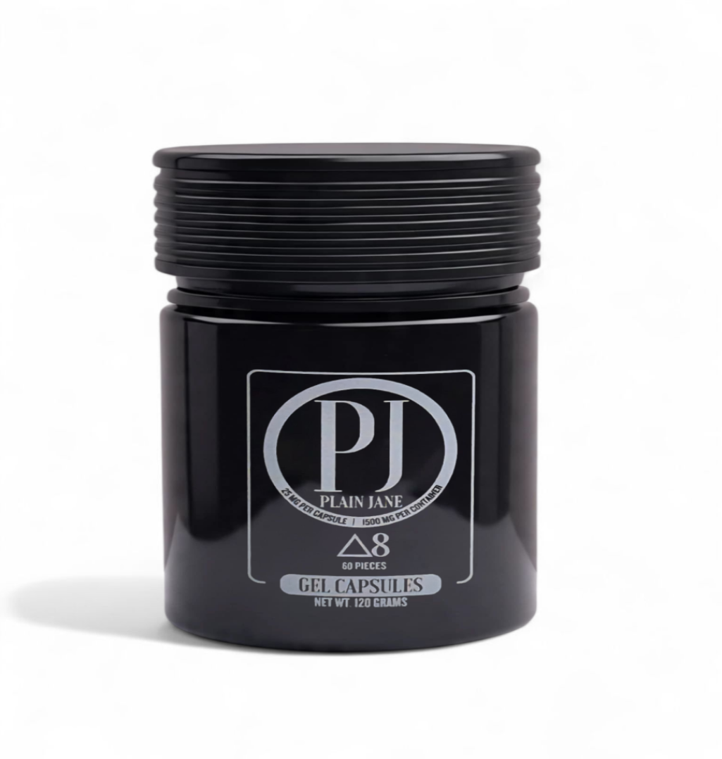 Do the 60-count 25mg Delta 8 THC gel capsules have any flavor added?