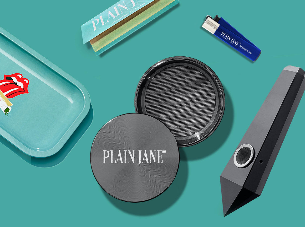 Which colors can I choose for the rolling tray in the Plain Jane Kit?