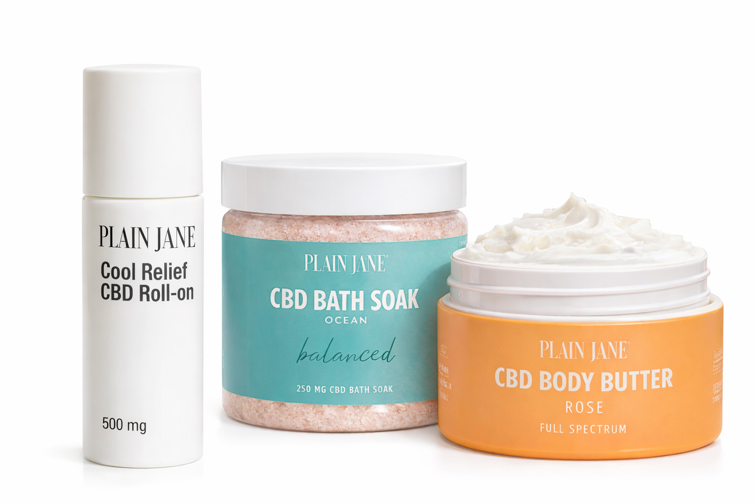 What is the CBD content of the Body Butter in the Self Care Bundle?