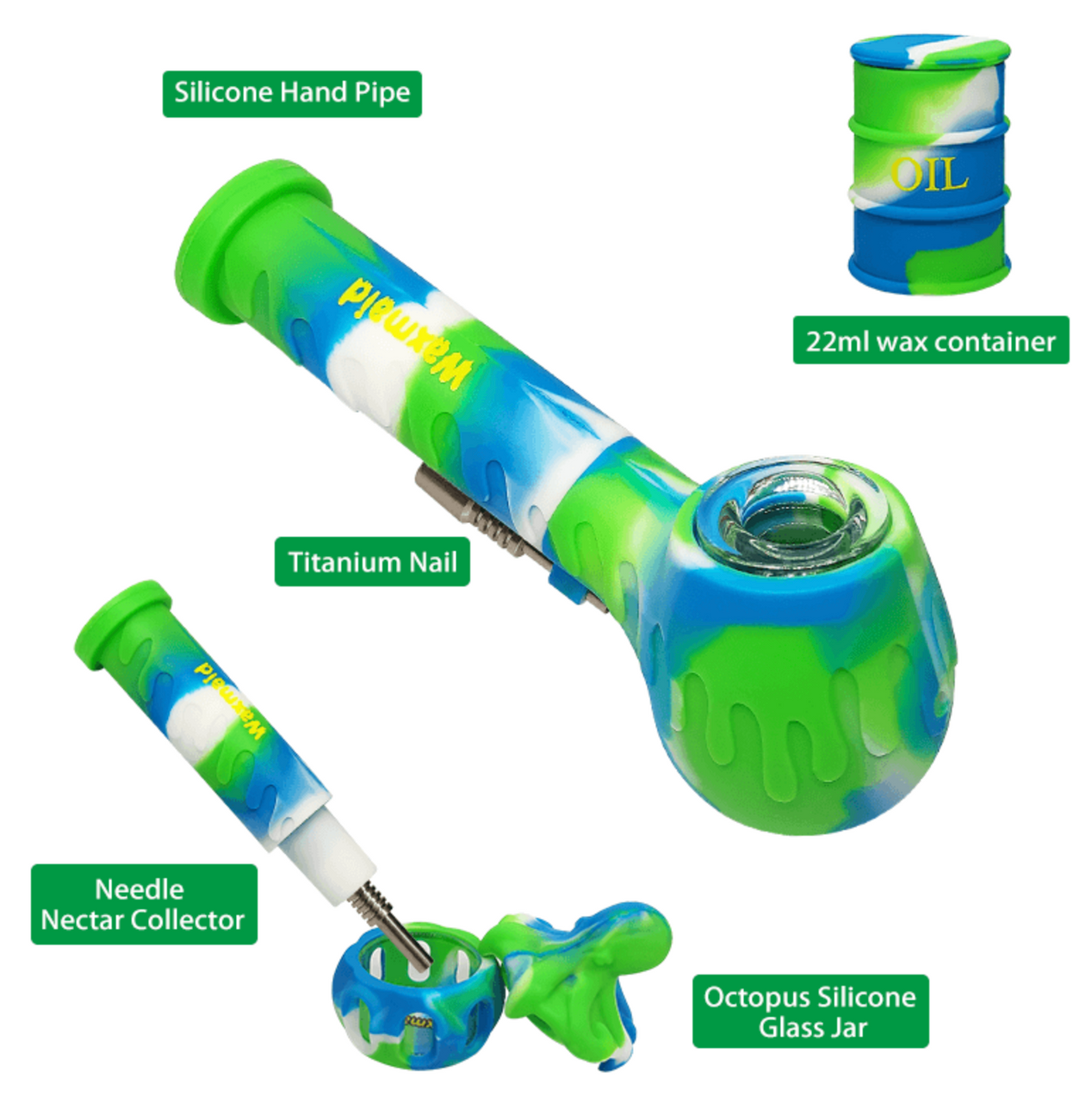 Why is a nectar collector part of the Waxmaid Gentleman 2 in 1 set?