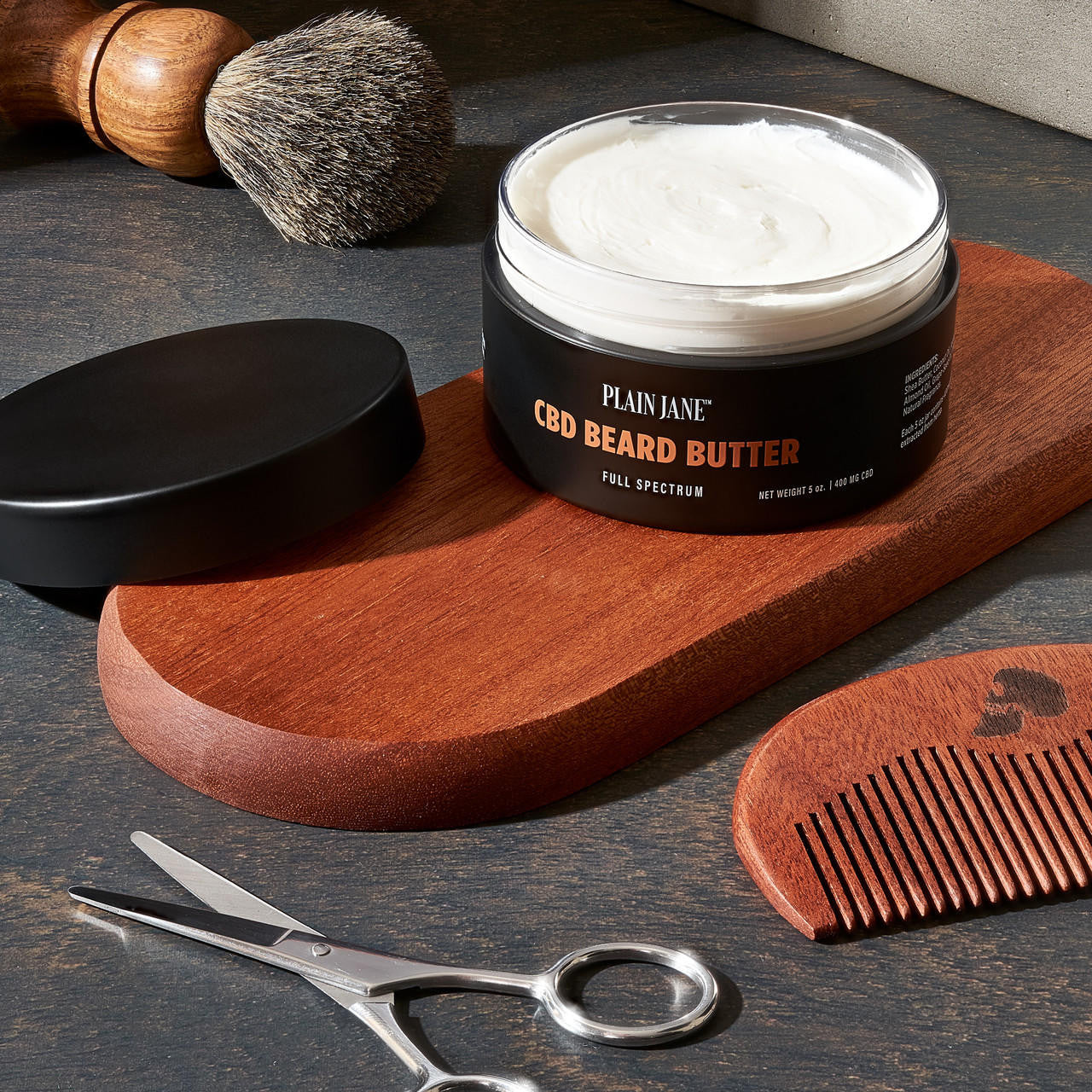 Does the CBD 400 mg Beard Butter contain any parabens or sulfates?