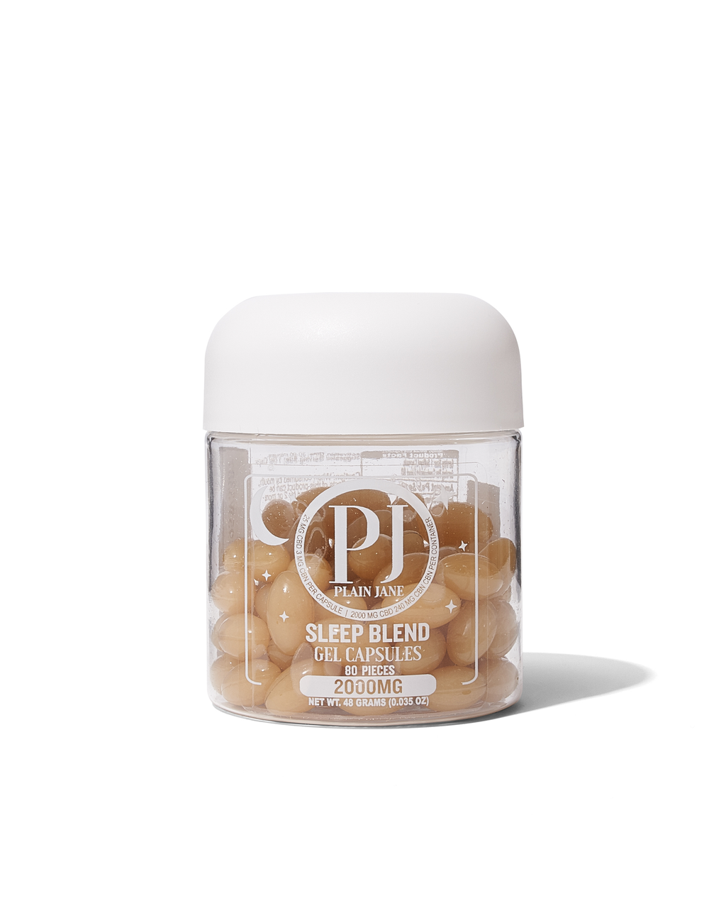 What size options are offered for the Sleep Blend Gel Capsules?