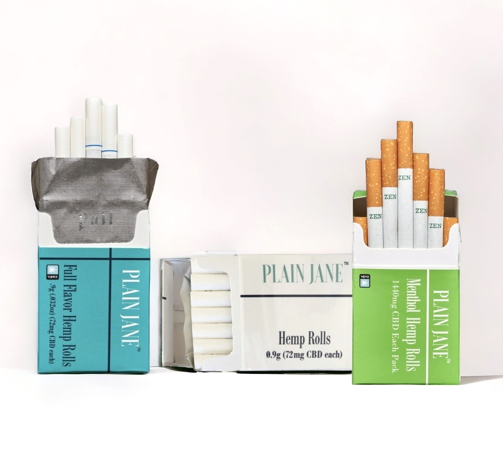 How many hemp variations are included in the pre-roll trio?